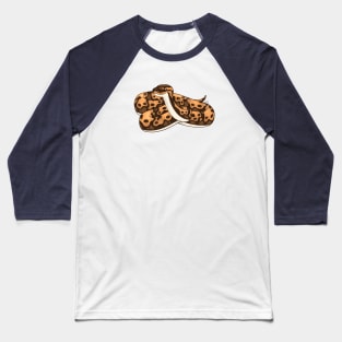 Normal Ball Python Digital Illustration Baseball T-Shirt